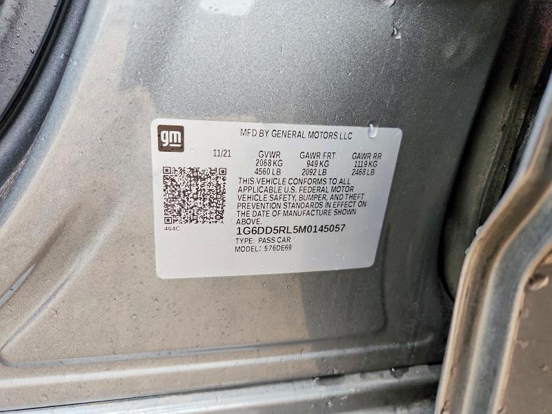 Aukcja sprzedaży 2021 Cadillac Ct4-v, vin: 1G6DD5RL5M0145057, numer aukcji: 78959775