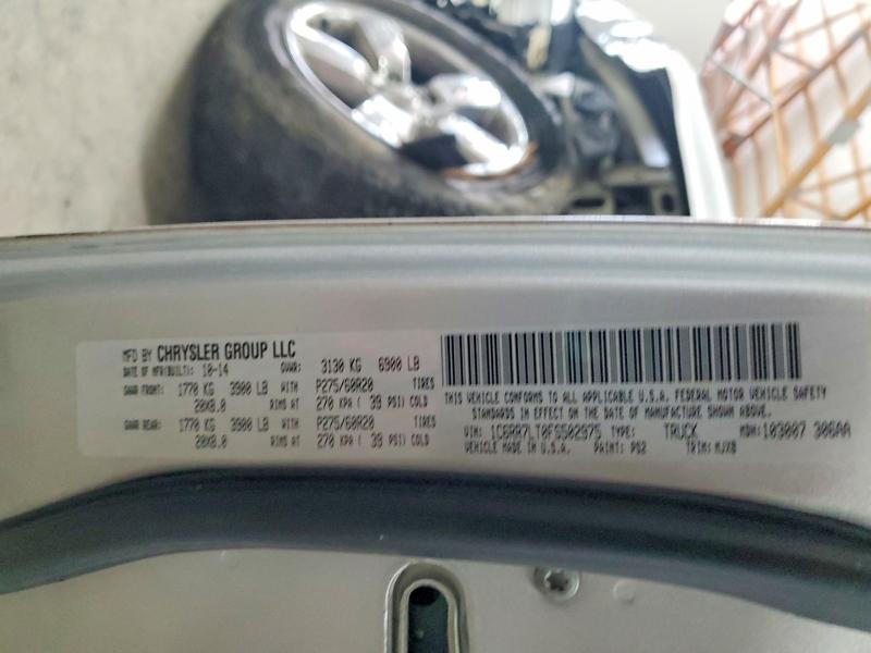76120225 :رقم المزاد ، 1C6RR7LT0FS502975 vin ، 2015 Ram 1500 مزاد بيع