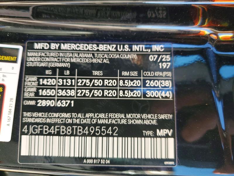 Продаж на аукціоні авто 2026 Mercedes-benz Gle, vin: 4JGFB4FB8TB495542, номер лоту: 78623665