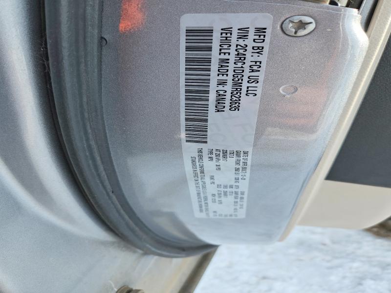 2021 Chrysler Voyager მანქანა იყიდება აუქციონზე, vin: 2C4RC1DG5MR523635, აუქციონის ნომერი: 75979105