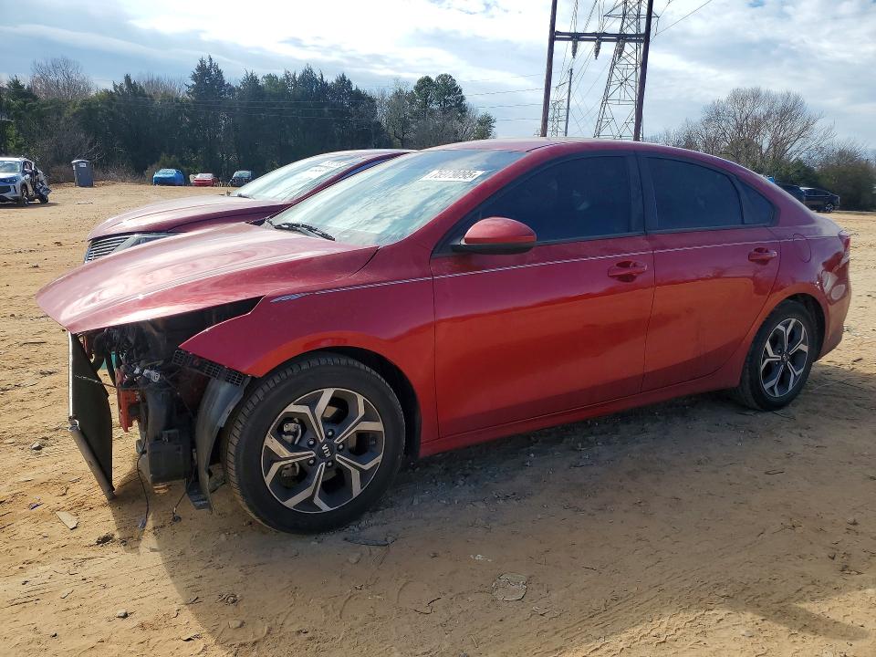 75979095 :رقم المزاد ، 3KPF24AD0ME296020 vin ، 2021 Kia Forte مزاد بيع