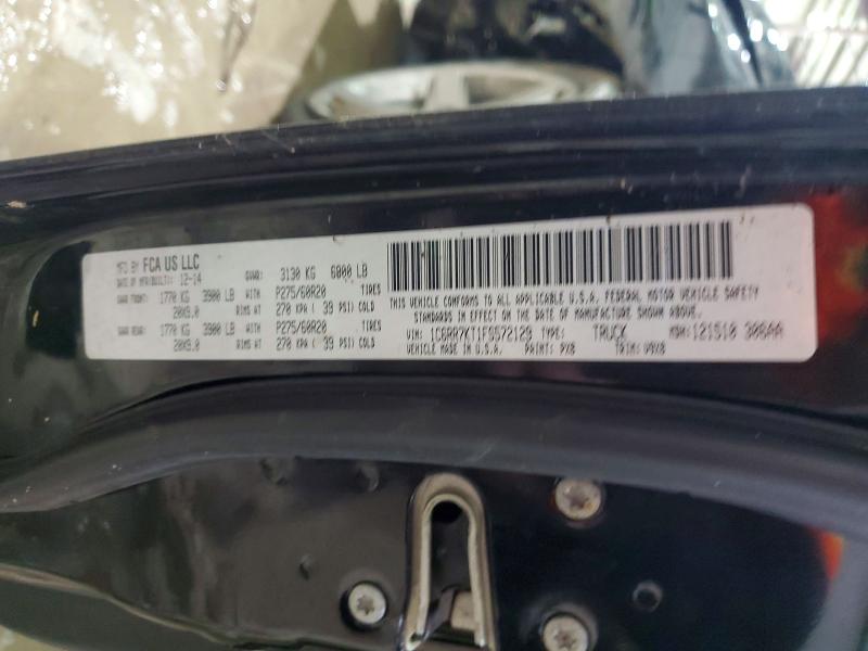 Продаж на аукціоні авто 2015 Ram 1500, vin: 1C6RR7KT1FS572129, номер лоту: 75940045