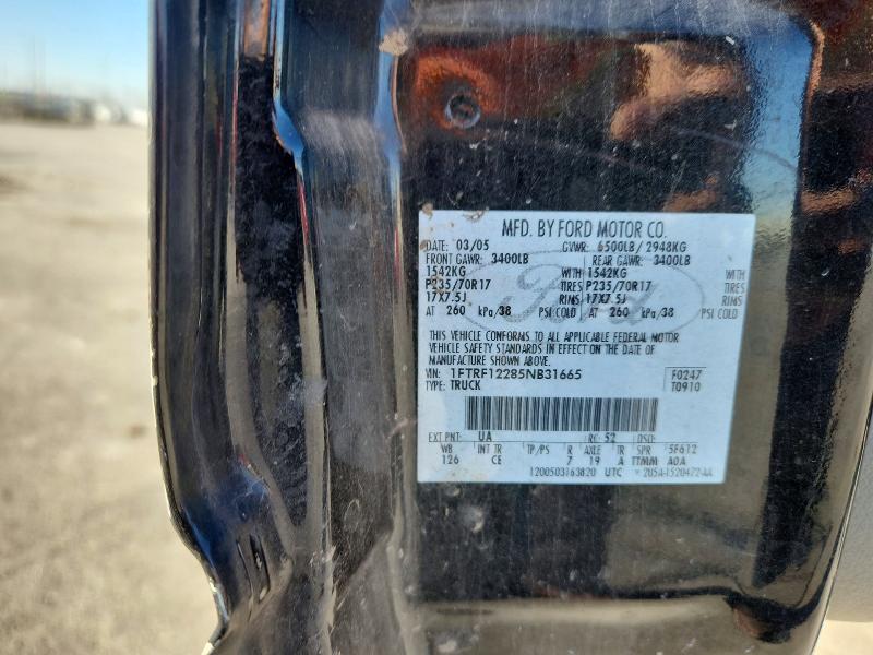 Продажа на аукционе авто 2005 Ford F150, vin: 1FTRF12285NB31665, номер лота: 76515625