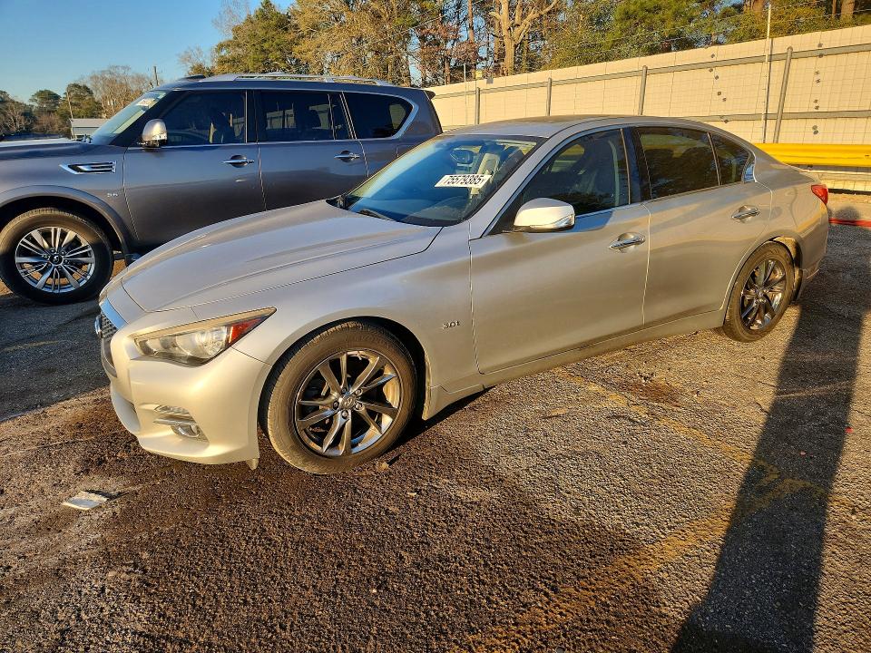2017 Infiniti Q50 Premiu მანქანა იყიდება აუქციონზე, vin: JN1EV7AP3HM743545, აუქციონის ნომერი: 75579385