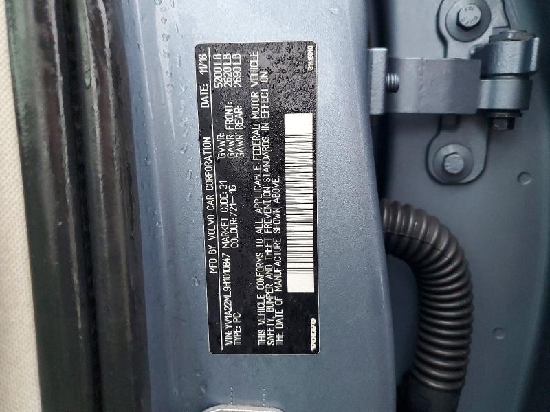 Продаж на аукціоні авто 2017 Volvo S90, vin: YV1A22ML9H1010847, номер лоту: 77349305