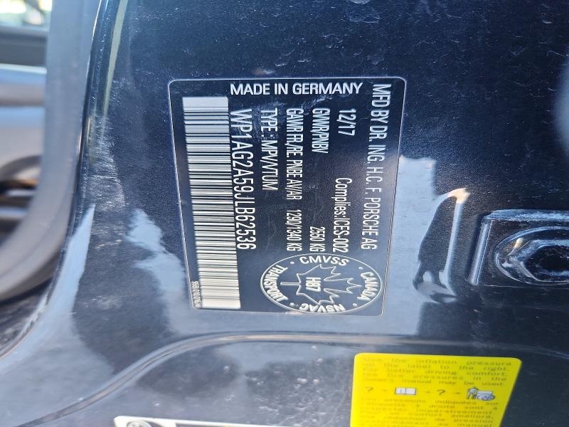 Aukcja sprzedaży 2018 Porsche Macan, vin: WP1AG2A59JLB62536, numer aukcji: 72624045