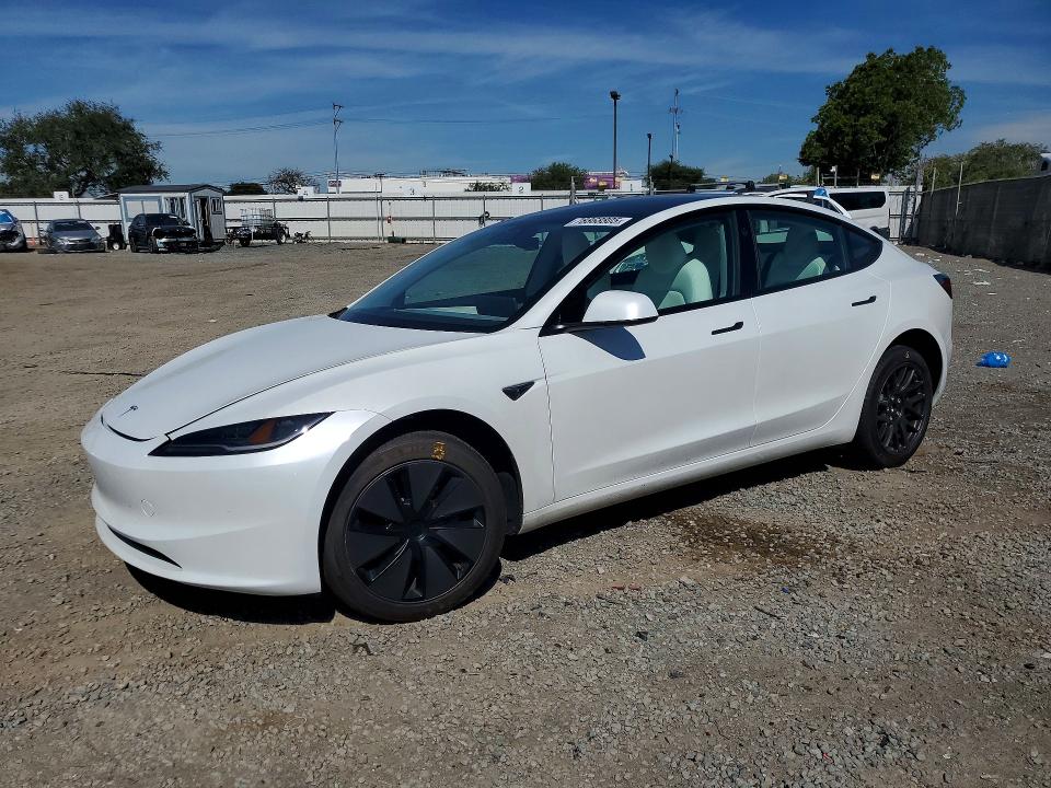 Aukcja sprzedaży 2025 Tesla Model 3, vin: 5YJ3E1EA1SF068804, numer aukcji: 78868805