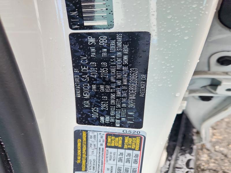 77942185 :رقم المزاد ، 3KPFW4DE8SE236623 vin ، 2025 Kia K4 مزاد بيع