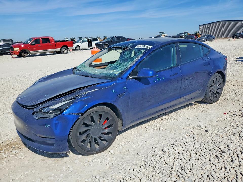 Auction sale of the 2023 Tesla Model 3, vin: 5YJ3E1EC7PF505763, lot number: 75509285