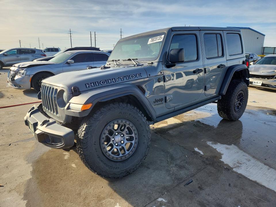 78828135 :رقم المزاد ، 1C4HJXDG1NW209882 vin ، 2022 Jeep Wrangler Unlimited مزاد بيع