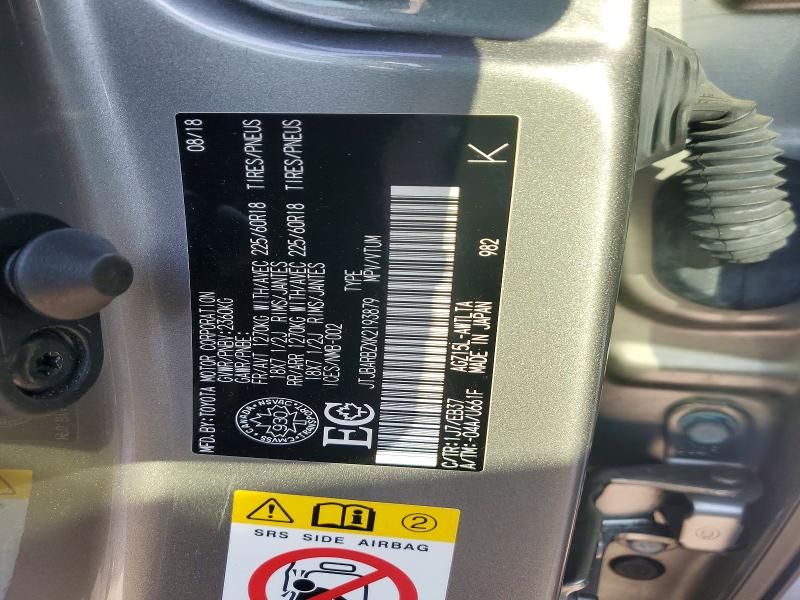 Aukcja sprzedaży 2019 Lexus Nx, vin: JTJBARBZXK2193879, numer aukcji: 75891615