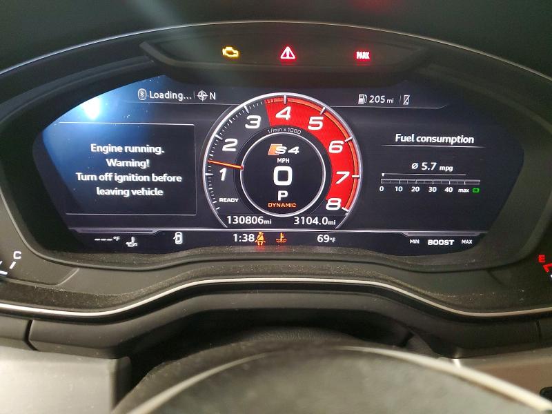 Продаж на аукціоні авто 2018 Audi S4, vin: WAUB4AF48JA002178, номер лоту: 76439465