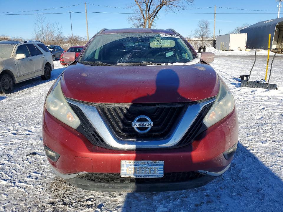 Продажа на аукционе авто 2015 Nissan Murano S, vin: 5N1AZ2MG8FN284465, номер лота: 76193185