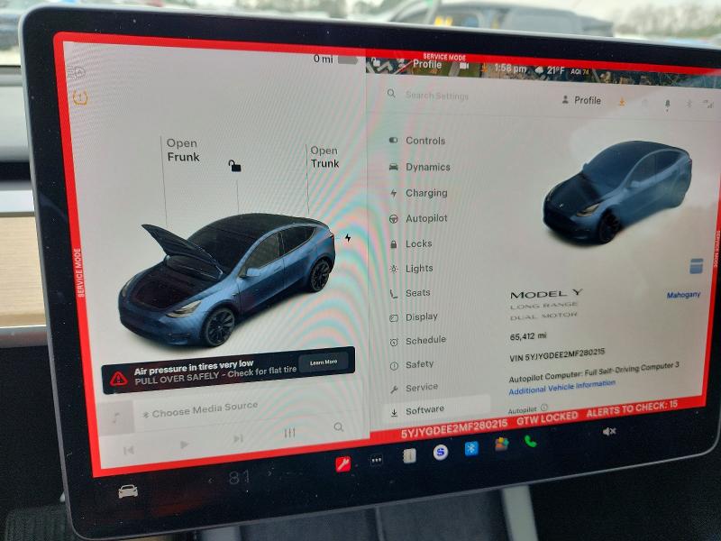 Продаж на аукціоні авто 2023 Tesla Model 3, vin: 5YJ3E1EB9PF633347, номер лоту: 74861965