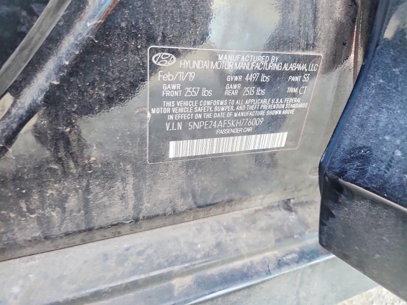 2019 Hyundai Sonata მანქანა იყიდება აუქციონზე, vin: 5NPE24AF5KH776009, აუქციონის ნომერი: 78516805