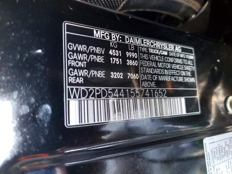 Продажа на аукционе авто 2005 Sprinter 3500 Sprin, vin: WD2PD544155741652, номер лота: 76076555