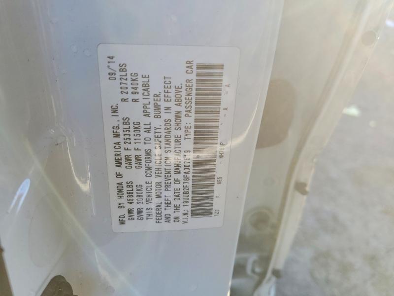 Aukcja sprzedaży 2015 Acura Tlx Advanc, vin: 19UUB2F78FA007519, numer aukcji: 74871415