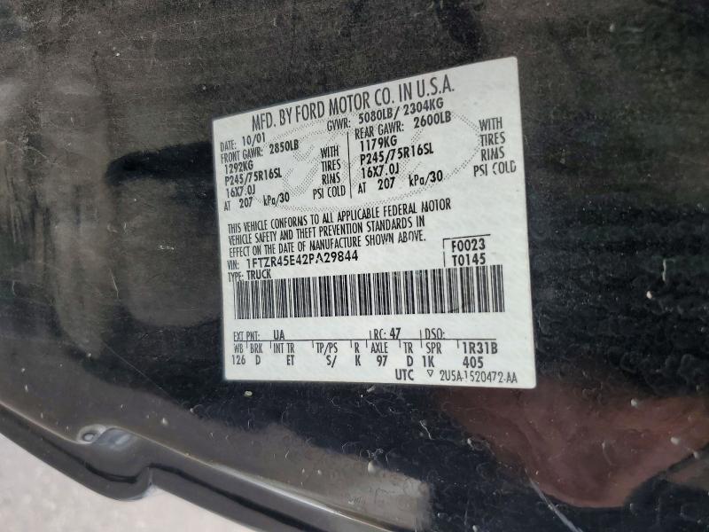 Aukcja sprzedaży 2002 Ford Ranger, vin: 1FTZR45E42PA29844, numer aukcji: 75456045