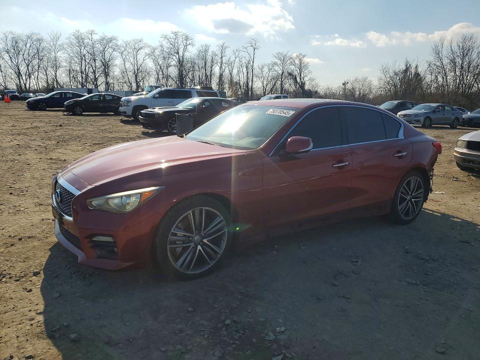 Aukcja sprzedaży 2014 Infiniti Q50, vin: JN1BV7ARXEM704435, numer aukcji: 79370545