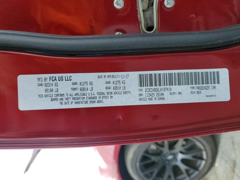 Продажа на аукционе авто 2018 Dodge Charger, vin: 2C3CDXBG6JH197410, номер лота: 77069705