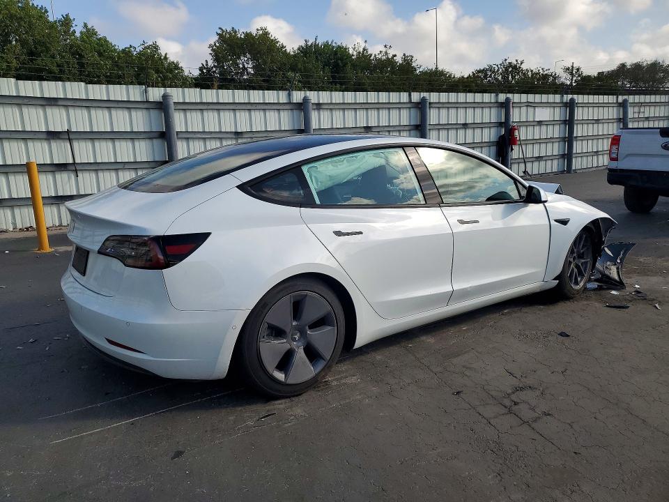 78109685 :رقم المزاد ، 5YJ3E1EA9MF854725 vin ، 2021 Tesla Model 3 مزاد بيع