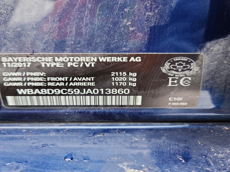 Aukcja sprzedaży 2018 Bmw 330, vin: WBA8D9C59JA013860, numer aukcji: 76320995