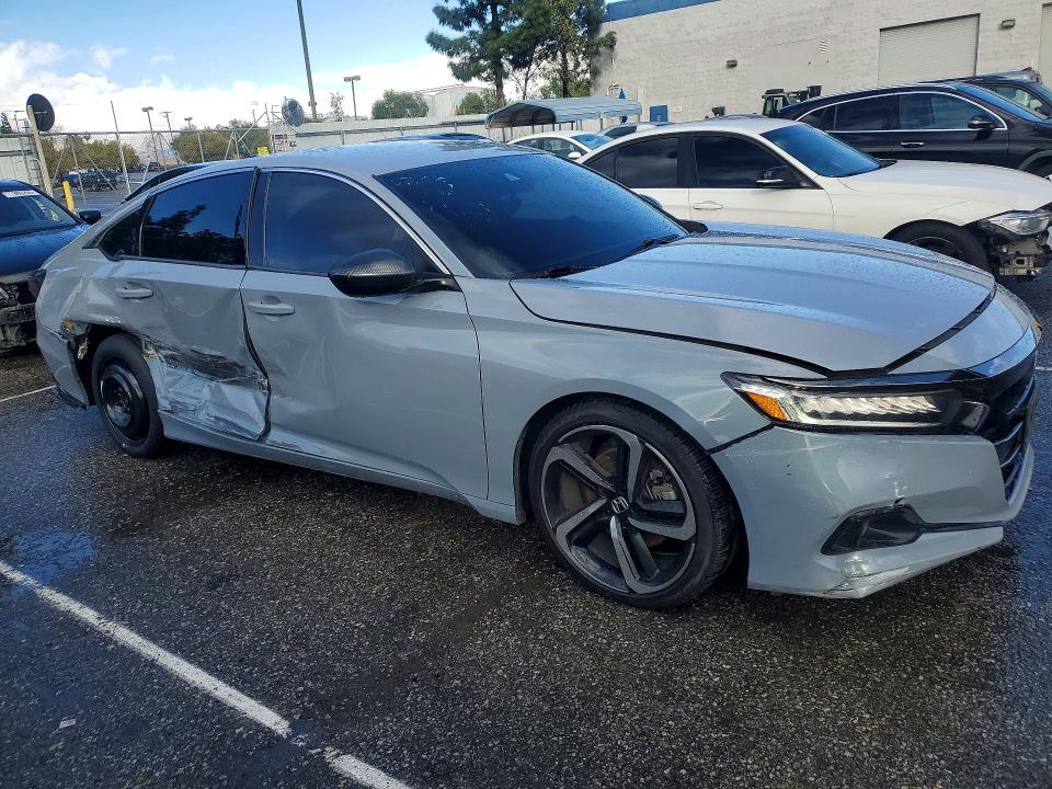 2021 Honda Accord 4d მანქანა იყიდება აუქციონზე, vin: 1HGCV1F40MA006509, აუქციონის ნომერი: 78362485