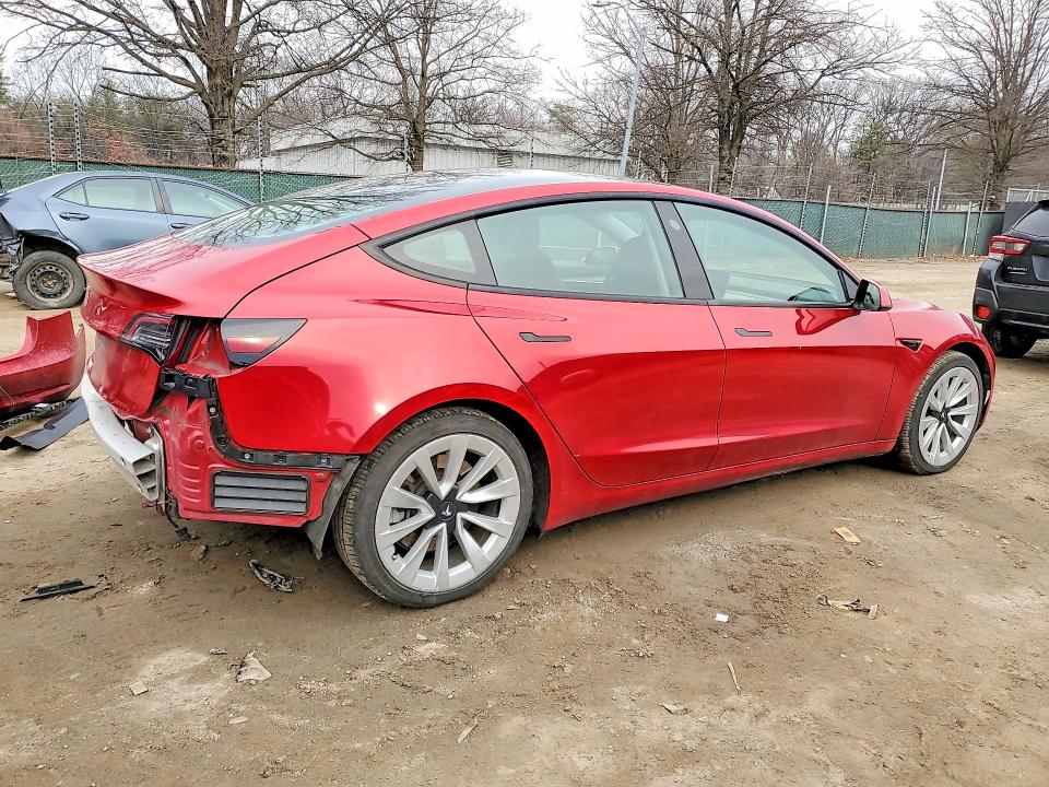 78346895 :رقم المزاد ، 5YJ3E1EA7NF192029 vin ، 2022 Tesla Model 3 مزاد بيع