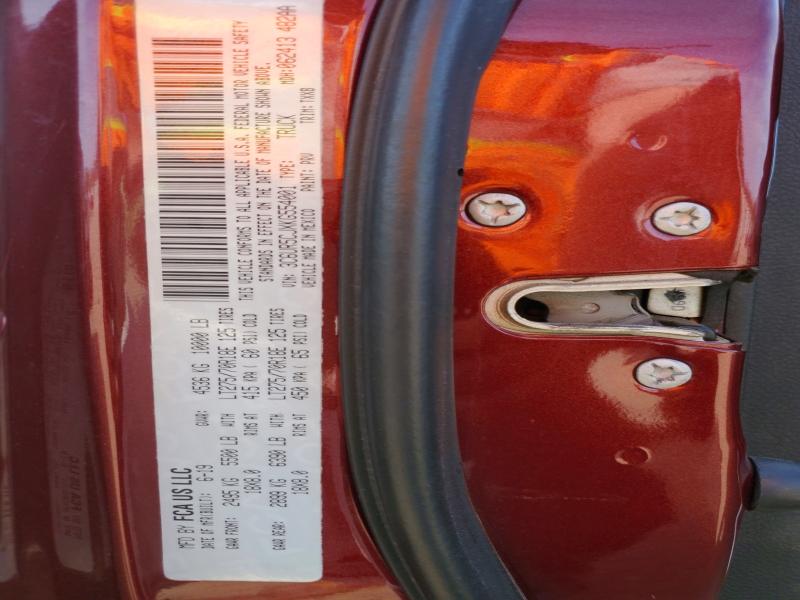 2019 Ram 2500 მანქანა იყიდება აუქციონზე, vin: 3C6UR5CJXKG554001, აუქციონის ნომერი: 78207595