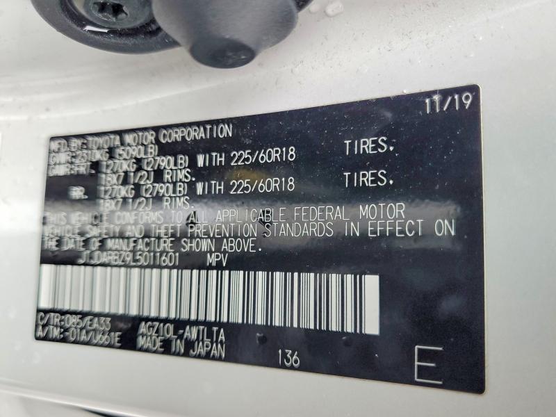 Aukcja sprzedaży 2020 Lexus Nx 300, vin: JTJDARBZ9L5011601, numer aukcji: 76756545