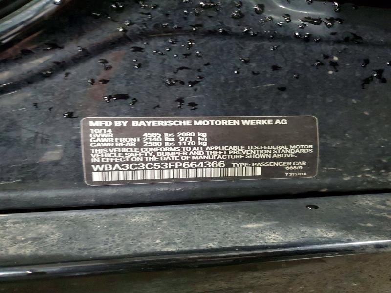 Продаж на аукціоні авто 2015 Bmw 320, vin: WBA3C3C53FP664366, номер лоту: 78525315