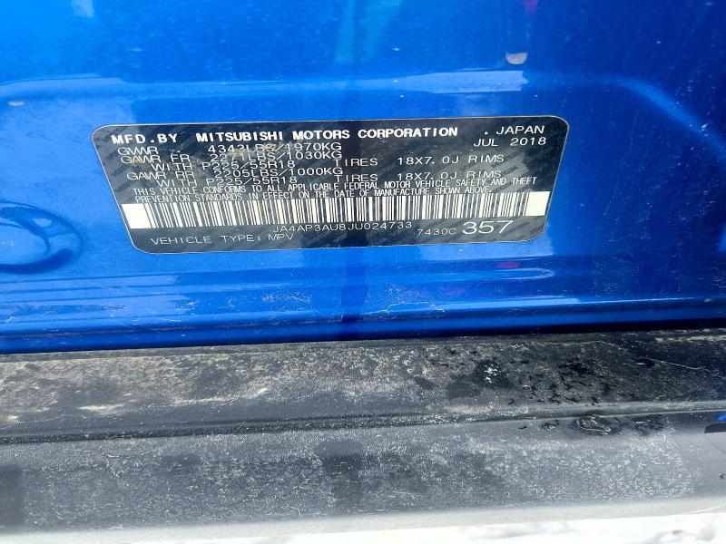 Aukcja sprzedaży 2018 Mitsubishi Outlander Sport, vin: JA4AP3AU8JU024733, numer aukcji: 75226405