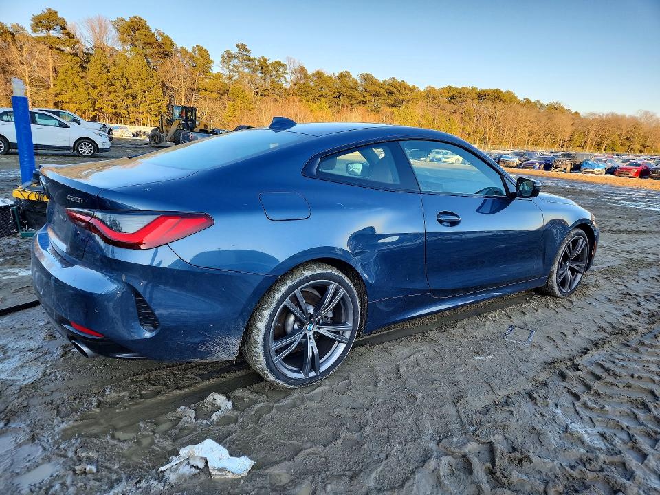 2021 Bmw 430xi მანქანა იყიდება აუქციონზე, vin: WBA73AP01MCF41418, აუქციონის ნომერი: 76454465