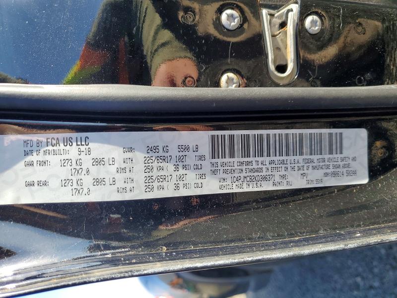 Aukcja sprzedaży 2019 Jeep Cherokee, vin: 1C4PJMCB2KD306371, numer aukcji: 76173595