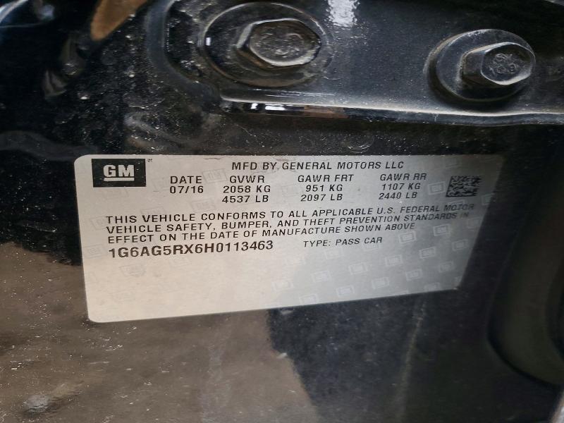 Aukcja sprzedaży 2017 Cadillac Ats, vin: 1G6AG5RX6H0113463, numer aukcji: 78127615