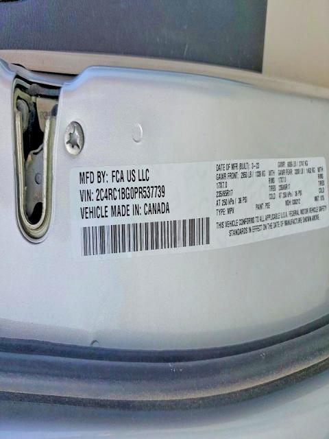 Продаж на аукціоні авто 2023 Chrysler Pacifica, vin: 2C4RC1BG0PR537739, номер лоту: 78966145