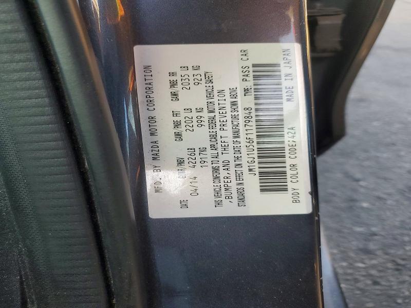 Aukcja sprzedaży 2015 Mazda 6, vin: JM1GJ1U56F1179848, numer aukcji: 77311435