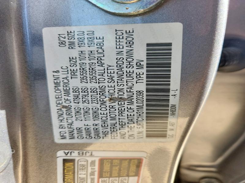 Aukcja sprzedaży 2021 Acura Rdx, vin: 5J8TC1H31ML020398, numer aukcji: 79222345
