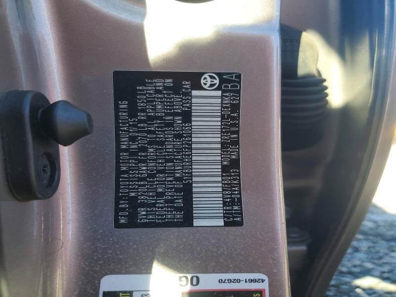 76528645 :رقم المزاد ، 5YFBURHE6FP261066 vin ، 2015 Toyota Corolla مزاد بيع