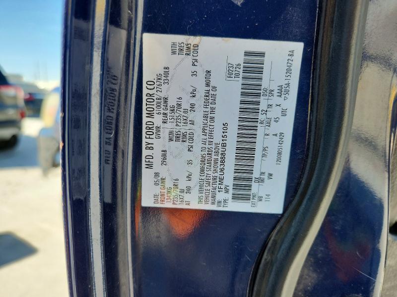 Aukcja sprzedaży 2008 Ford Explorer, vin: 1FMEU63888UB15105, numer aukcji: 77349095