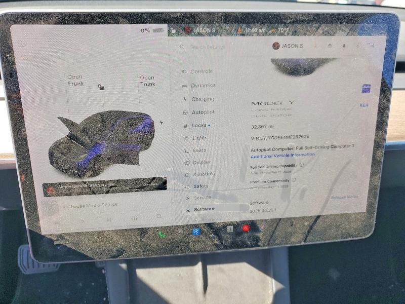 Aukcja sprzedaży 2021 Tesla Model Y, vin: 5YJYGDEE4MF282628, numer aukcji: 77424205
