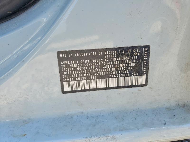 Продажа на аукционе авто 2025 Volkswagen Jetta, vin: 3VWBX7BU8SM036335, номер лота: 77682685