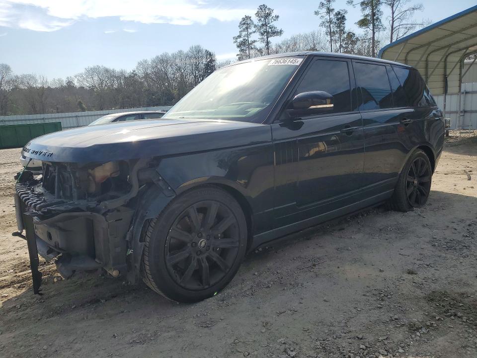 2019 Land Rover Range Rover მანქანა იყიდება აუქციონზე, vin: SALGS2SV5KA528796, აუქციონის ნომერი: 76636145