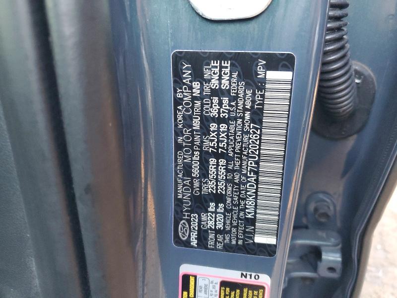 76550975 :رقم المزاد ، KM8KNDAF7PU202627 vin ، 2023 Hyundai Ioniq 5 مزاد بيع