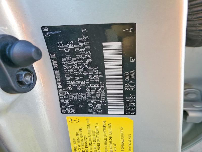 Aukcja sprzedaży 2007 Lexus Rx 350, vin: 2T2HK31U07C009602, numer aukcji: 79230945