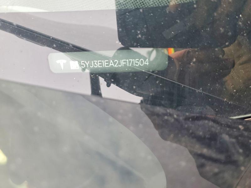 Aukcja sprzedaży 2018 Tesla Model 3, vin: 5YJ3E1EA2JF171504, numer aukcji: 77807575