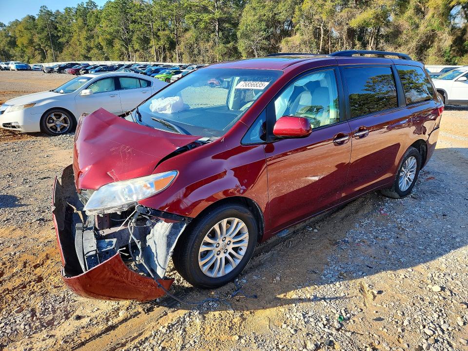 Aukcja sprzedaży 2015 Toyota Sienna, vin: 5TDYK3DC8FS645083, numer aukcji: 48745286