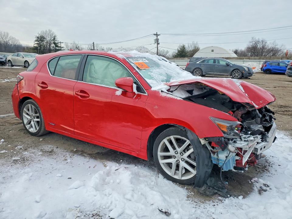 76387125 :رقم المزاد ، JTHKD5BH2E2191976 vin ، 2014 Lexus Ct مزاد بيع