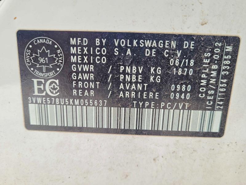 Aukcja sprzedaży 2021 Volkswagen Jetta, vin: 3VWE57BUKMO55637, numer aukcji: 79615195