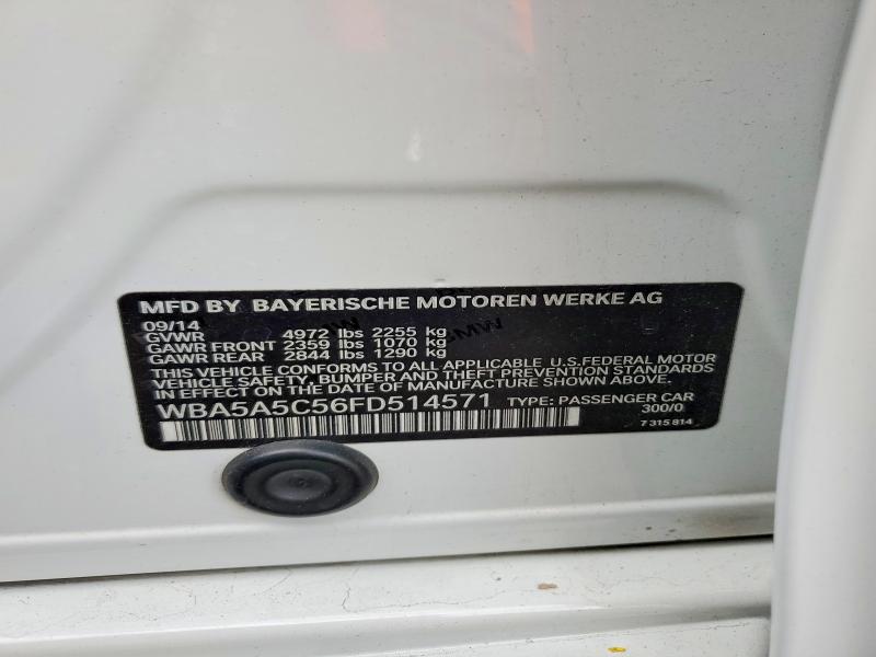 Aukcja sprzedaży 2015 Bmw 528, vin: WBA5A5C56FD514571, numer aukcji: 76403935